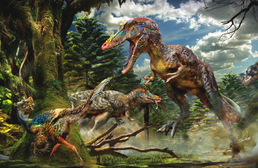 Qianzhousaurus pictures
